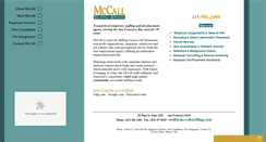 Desktop Screenshot of mccallstaffing.com